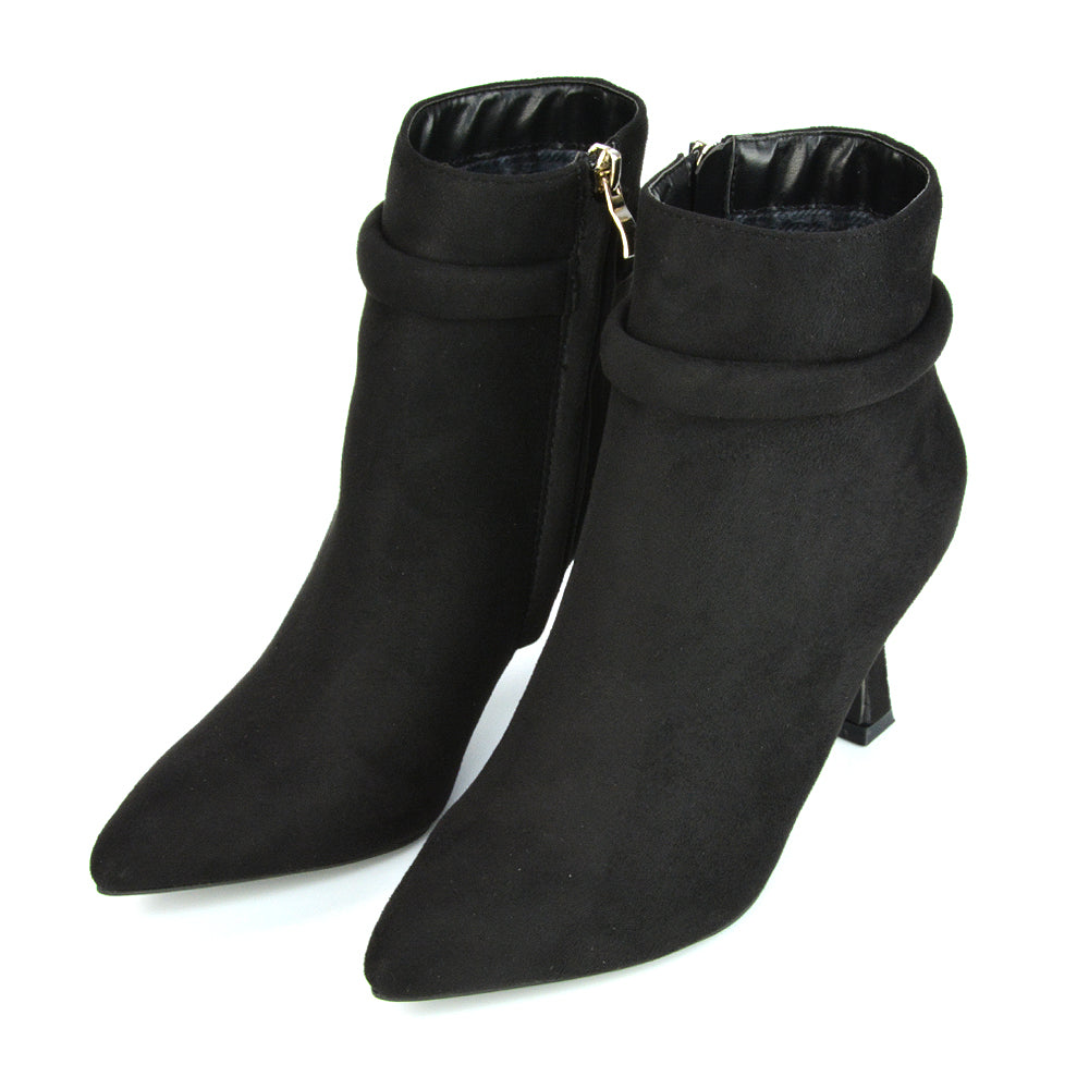 Black Faux Suede UK 8 | EU 41 | US 10 | XY London