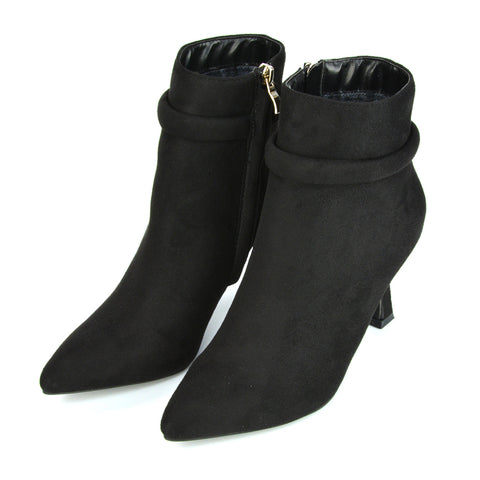 Black Faux Suede UK 8 | EU 41 | US 10 | XY London