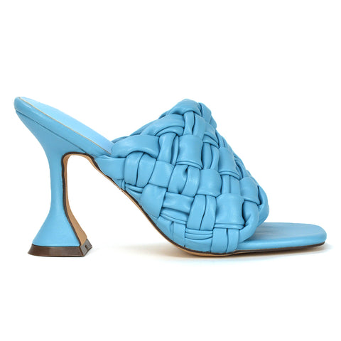 | XY London | Orange Heels,Orange High Heels,Orange Mules,Orange Flared Heels,Orange Sculptured Heel