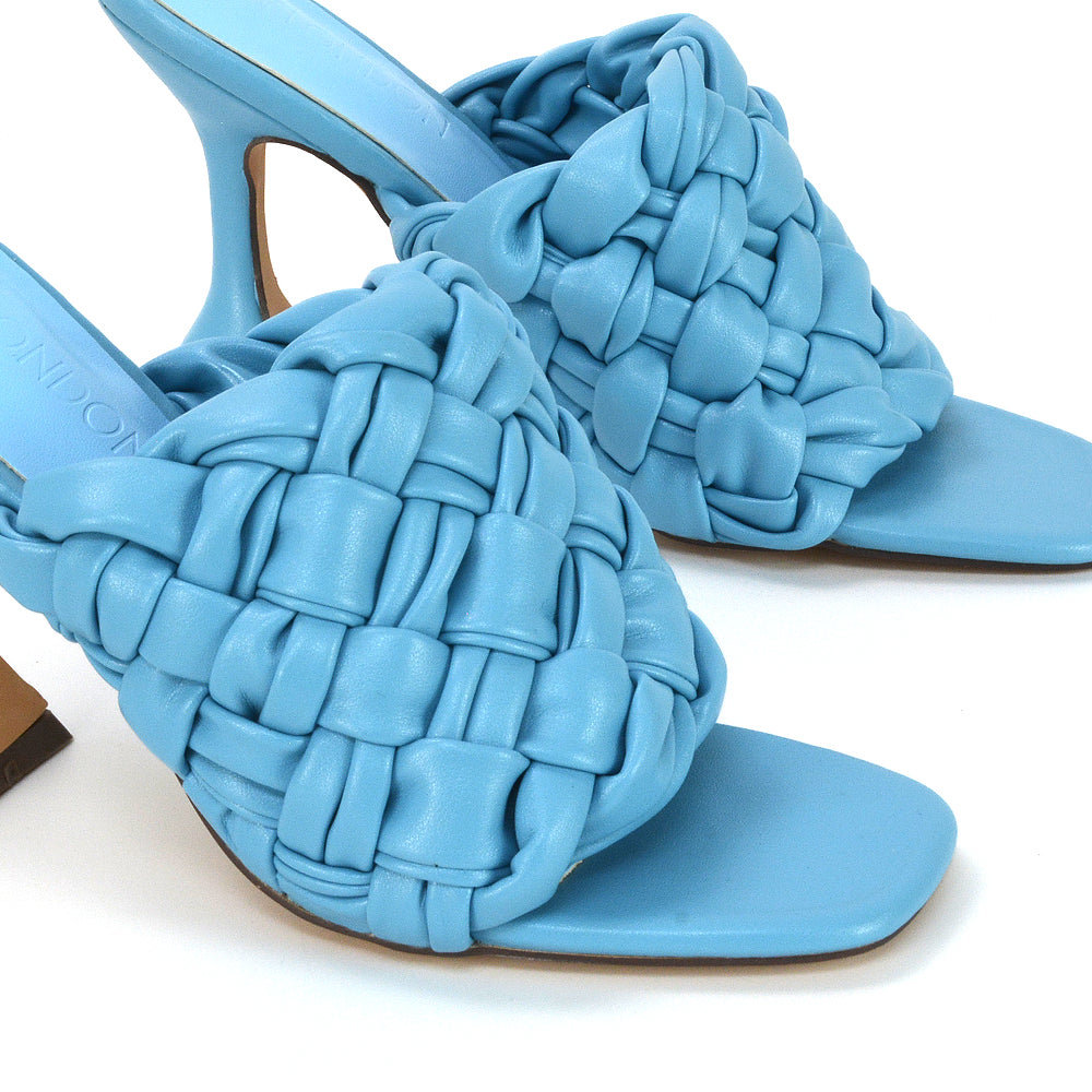 | XY London | Orange Heels,Orange High Heels,Orange Mules,Orange Flared Heels,Orange Sculptured Heel