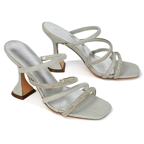 | XY London | Ivory Heels,Ivory High Heels,Ivory Diamante Heels,Ivory Bridal Heels,Ivory Wedding Heels