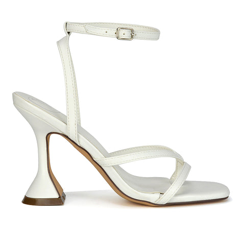 Rose Gold | XY London | gold heels,gold high heels,gold strappy heels,gold square toe heels