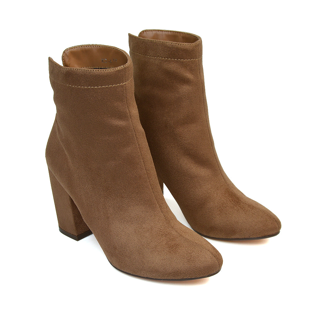 Ankle Boots Block Heeled Boots XY London xylondon