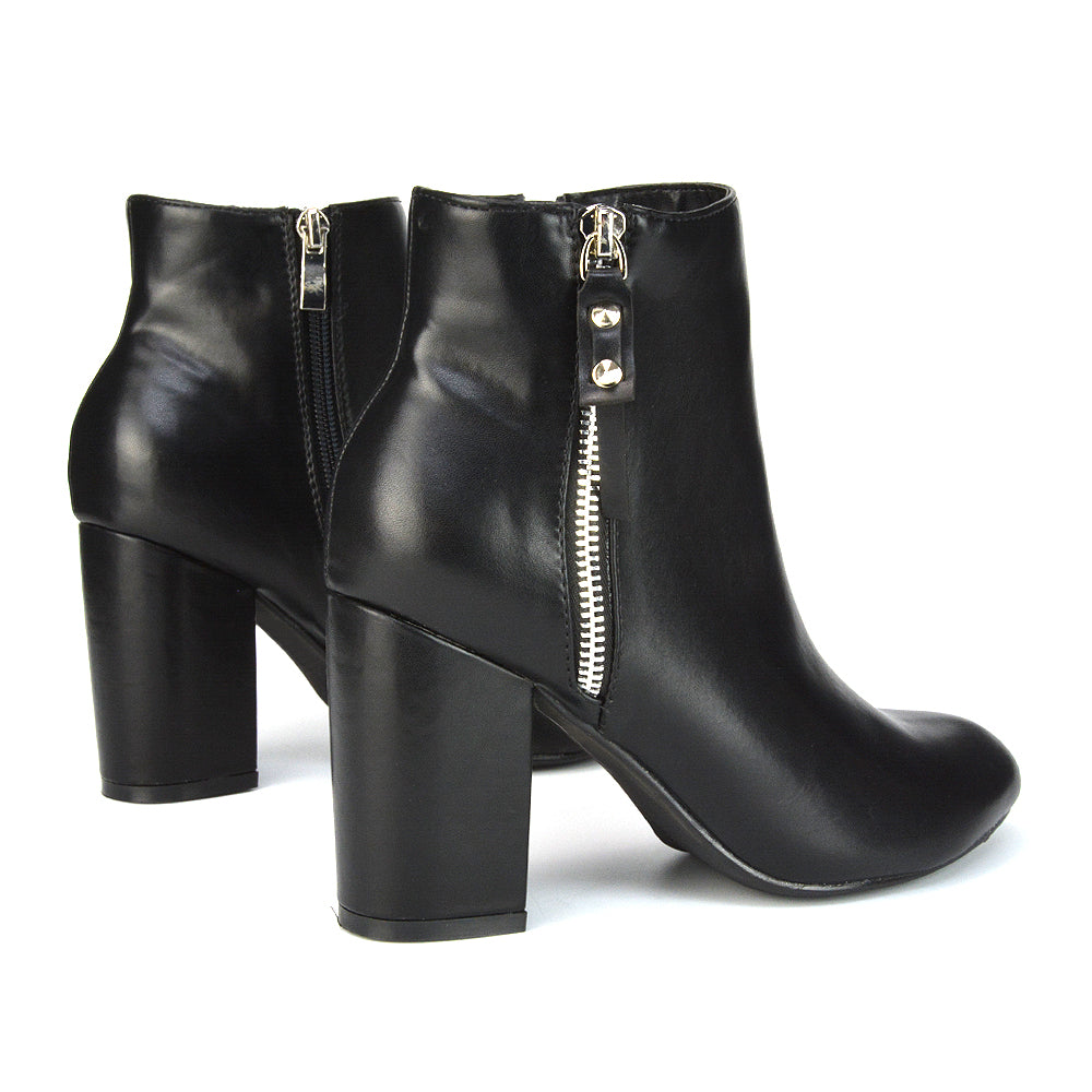 Black Synthetic Leather UK 4 | EU 37 | US 6 | XY London