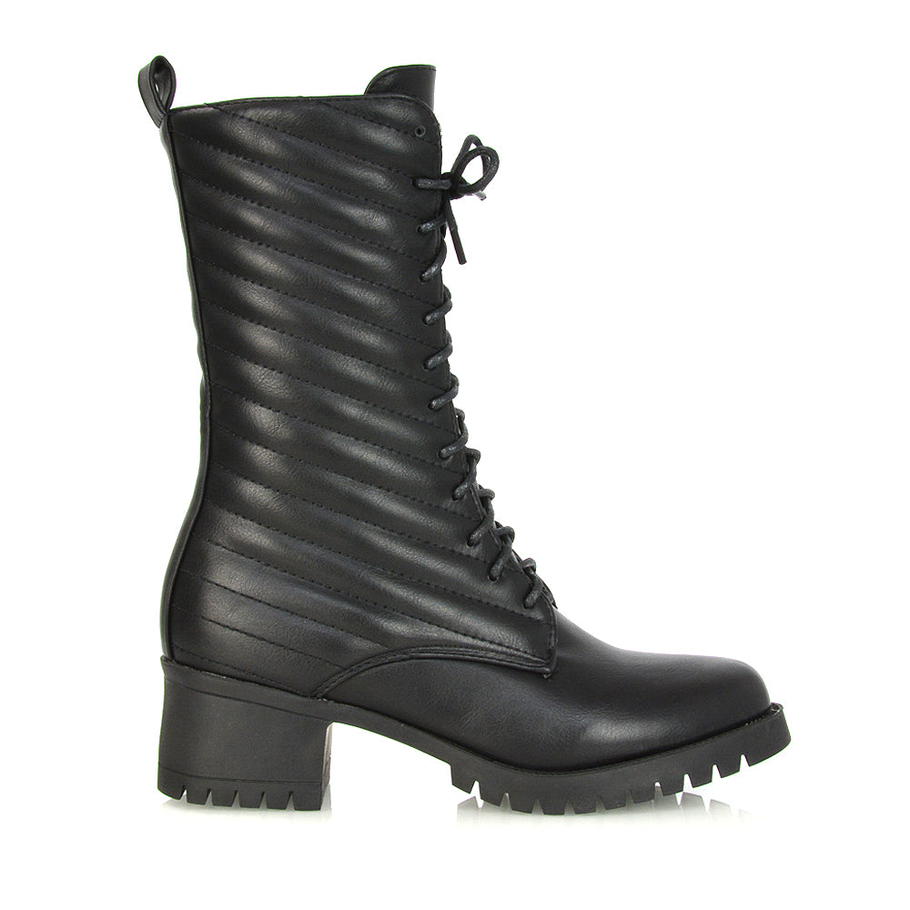 Black Synthetic Leather UK 4 | EU 37 | US 6 | XY London