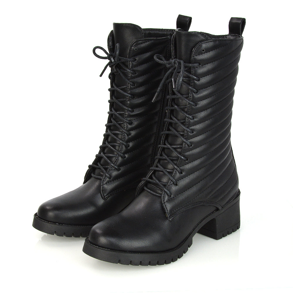 Black Synthetic Leather UK 4 | EU 37 | US 6 | XY London