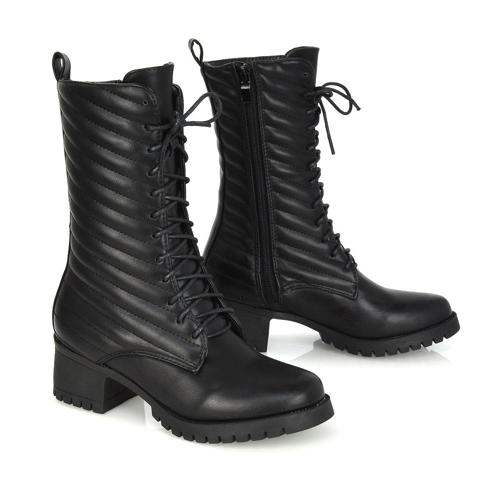 Black Synthetic Leather UK 4 | EU 37 | US 6 | XY London