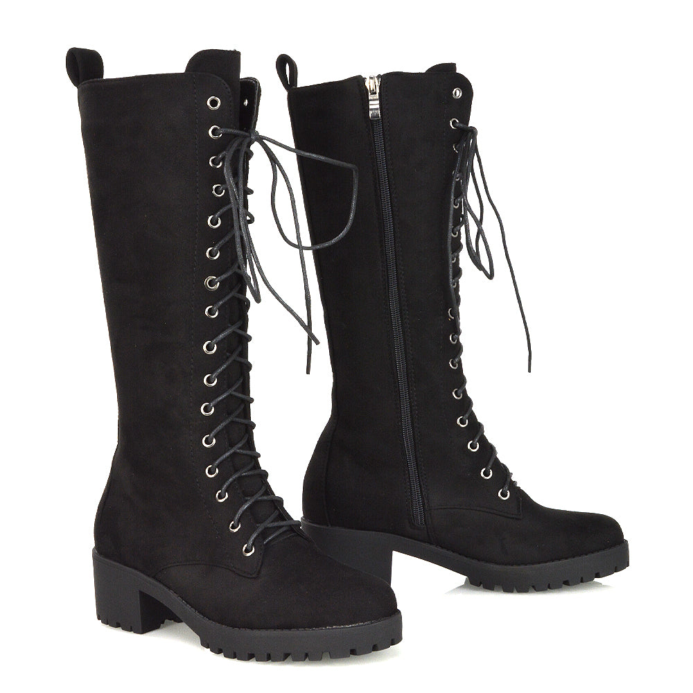 Black Faux Suede UK 8 | EU 41 | US 10 | XY London