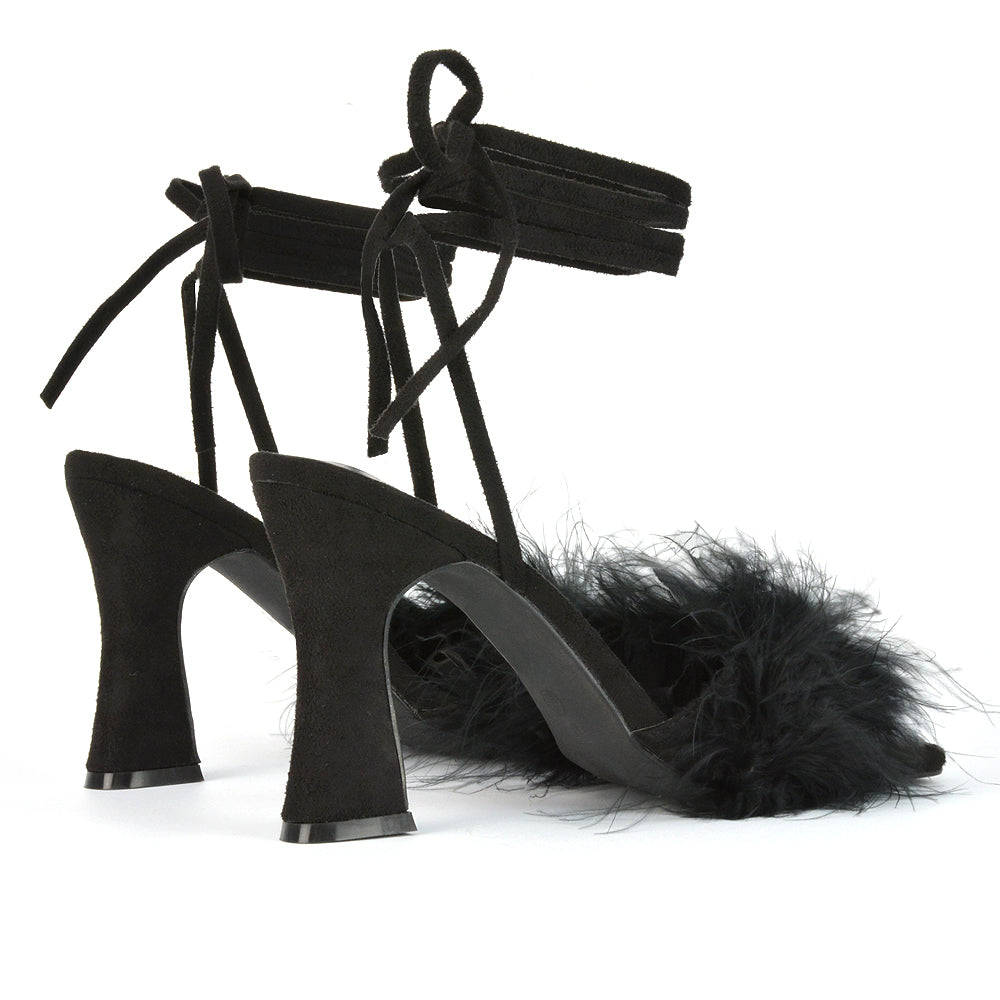 Black Faux Suede UK 3 | EU 36 | US 5 | XY London
