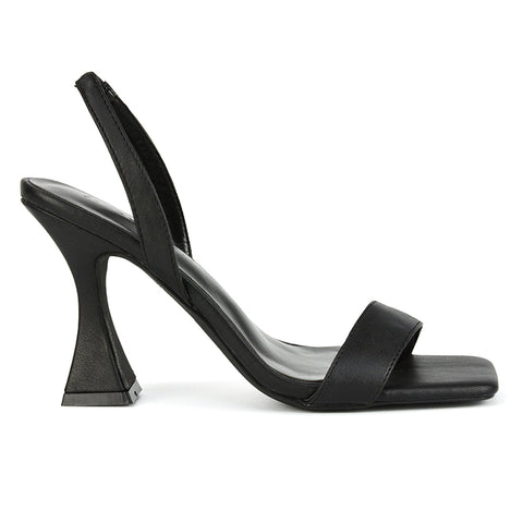 Pink  | XY London | Pink Heels,Pink Strappy Heels,Pink Slingback Heels,Pink Sculptured Heels,Pink Flared Heel