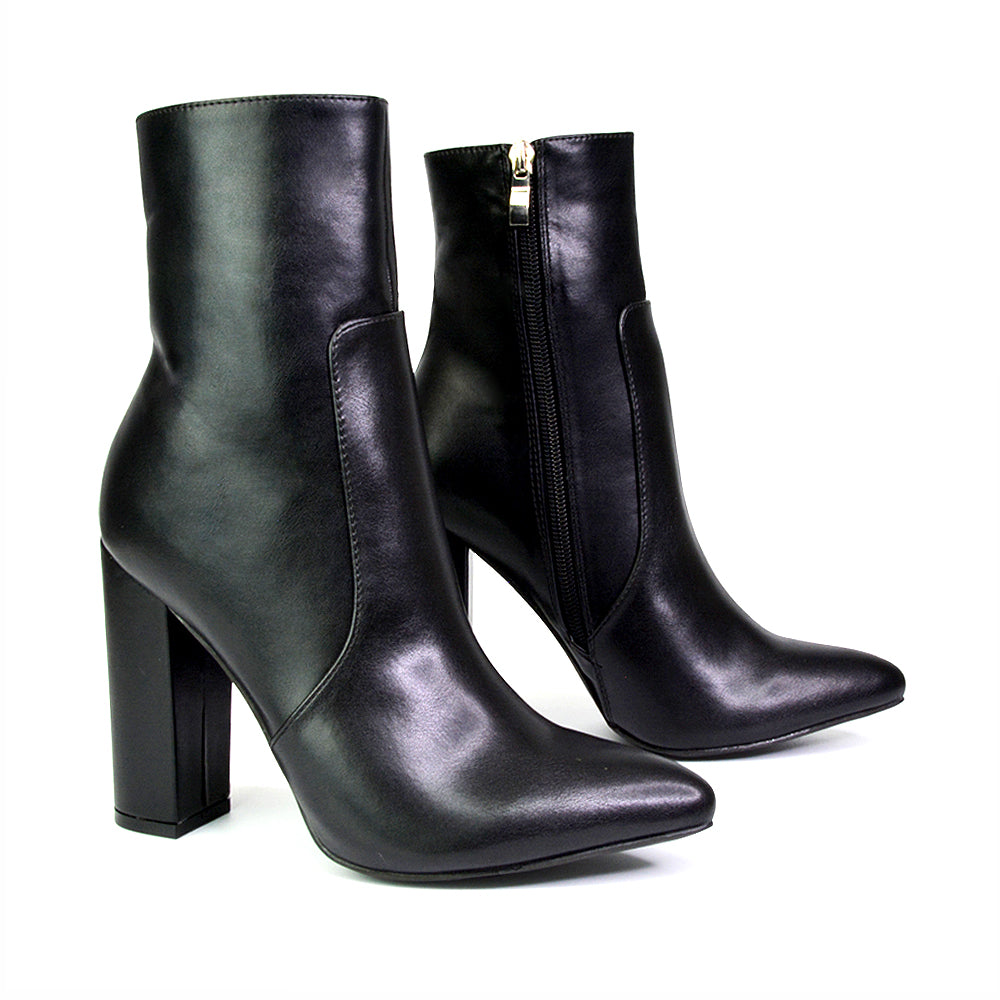 Black Synthetic Leather UK 3 | EU 36 | US 5 | XY London