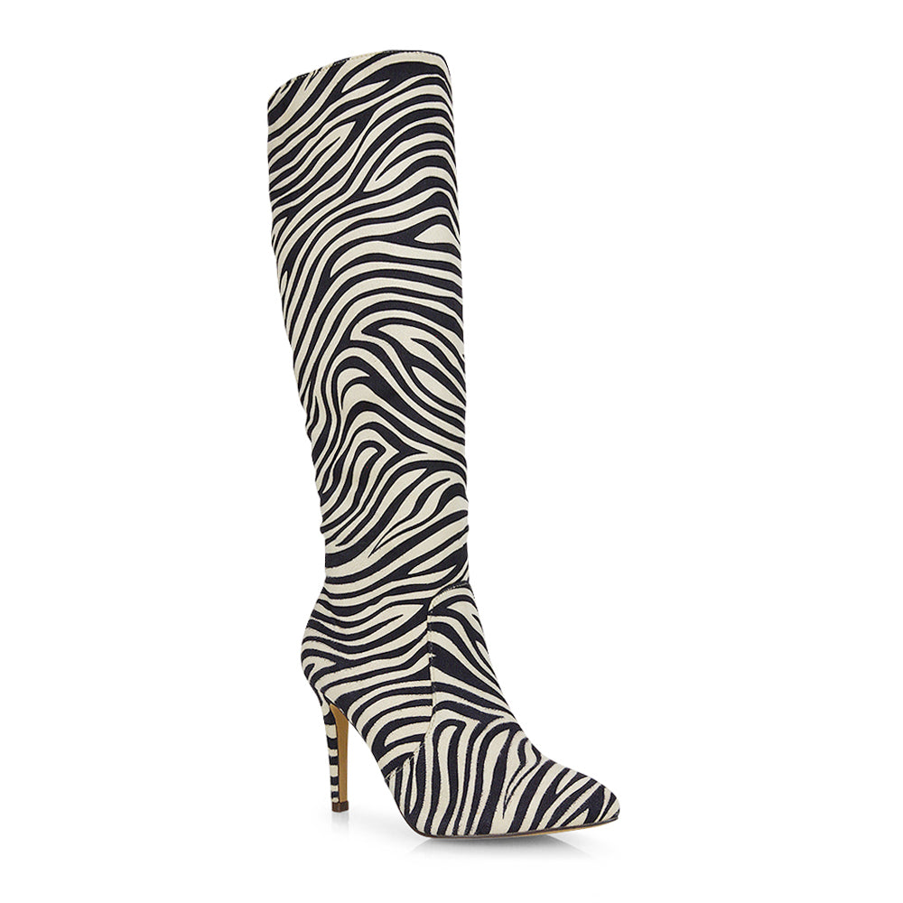 | XY London | ,zebra print boots,ladies boots online,black and white print boots,,zebra print boots
