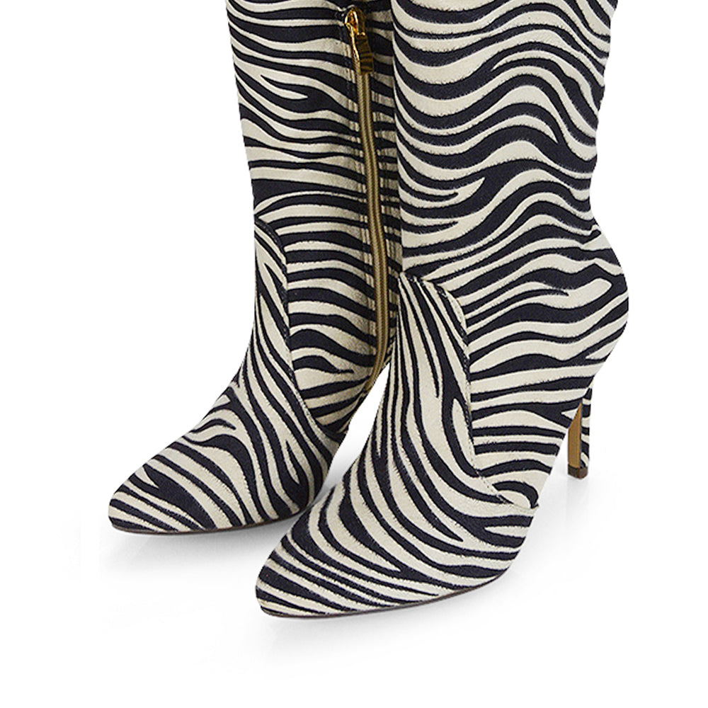 | XY London | ,zebra print boots,ladies boots online,black and white print boots,,zebra print boots