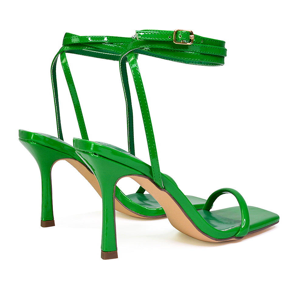 Green  | XY London | green heels,green high heels,green strappy heels,green stilettos,green heeled sandals