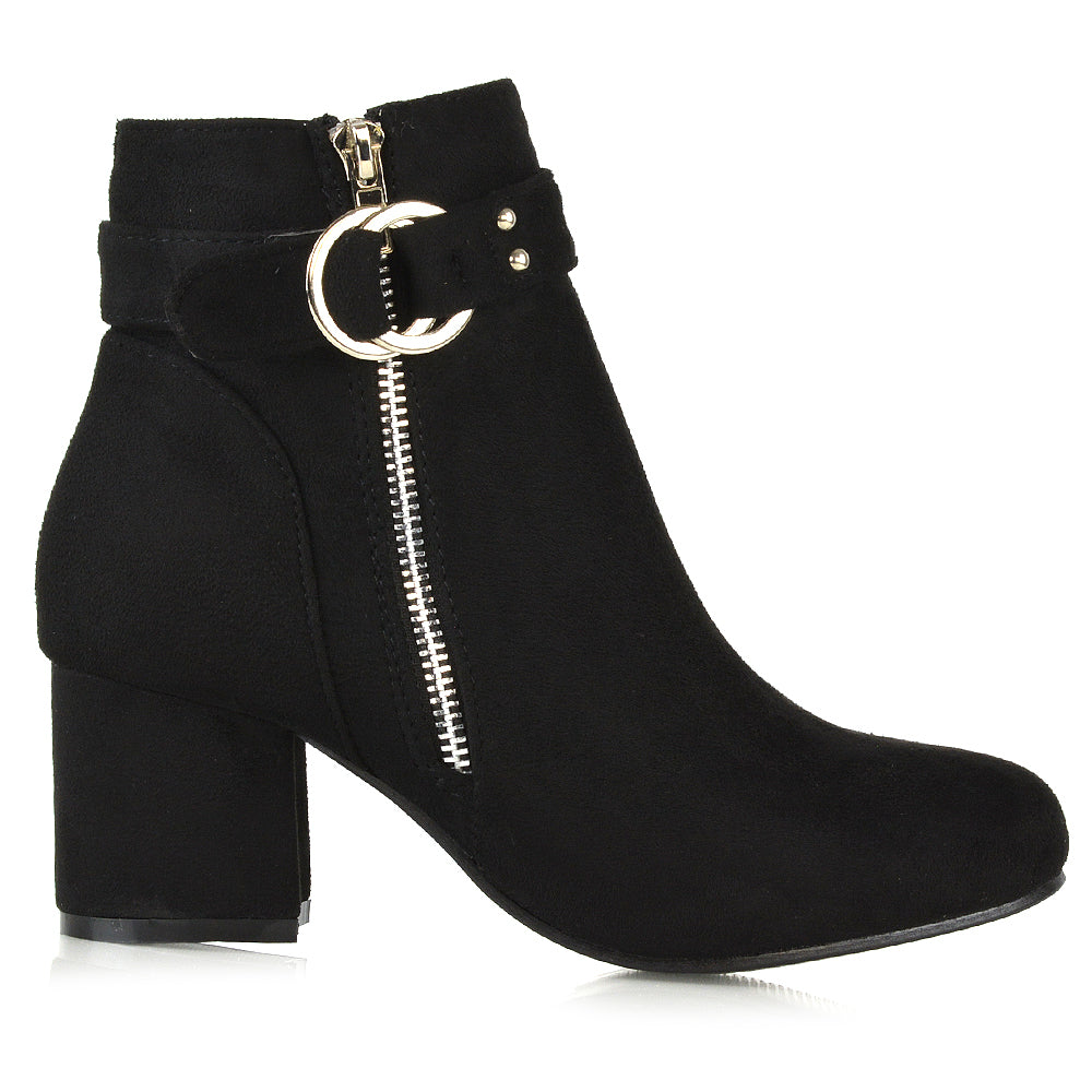 Black | XY London | black boots, black heeled boots, black ankle boots