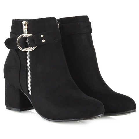 Black | XY London | black boots, black heeled boots, black ankle boots