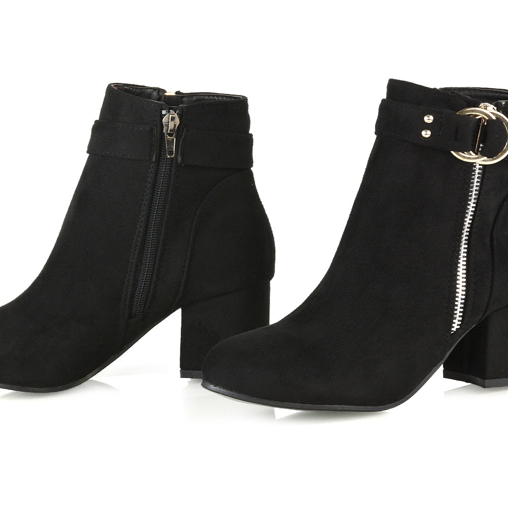 Black | XY London | black boots, black heeled boots, black ankle boots