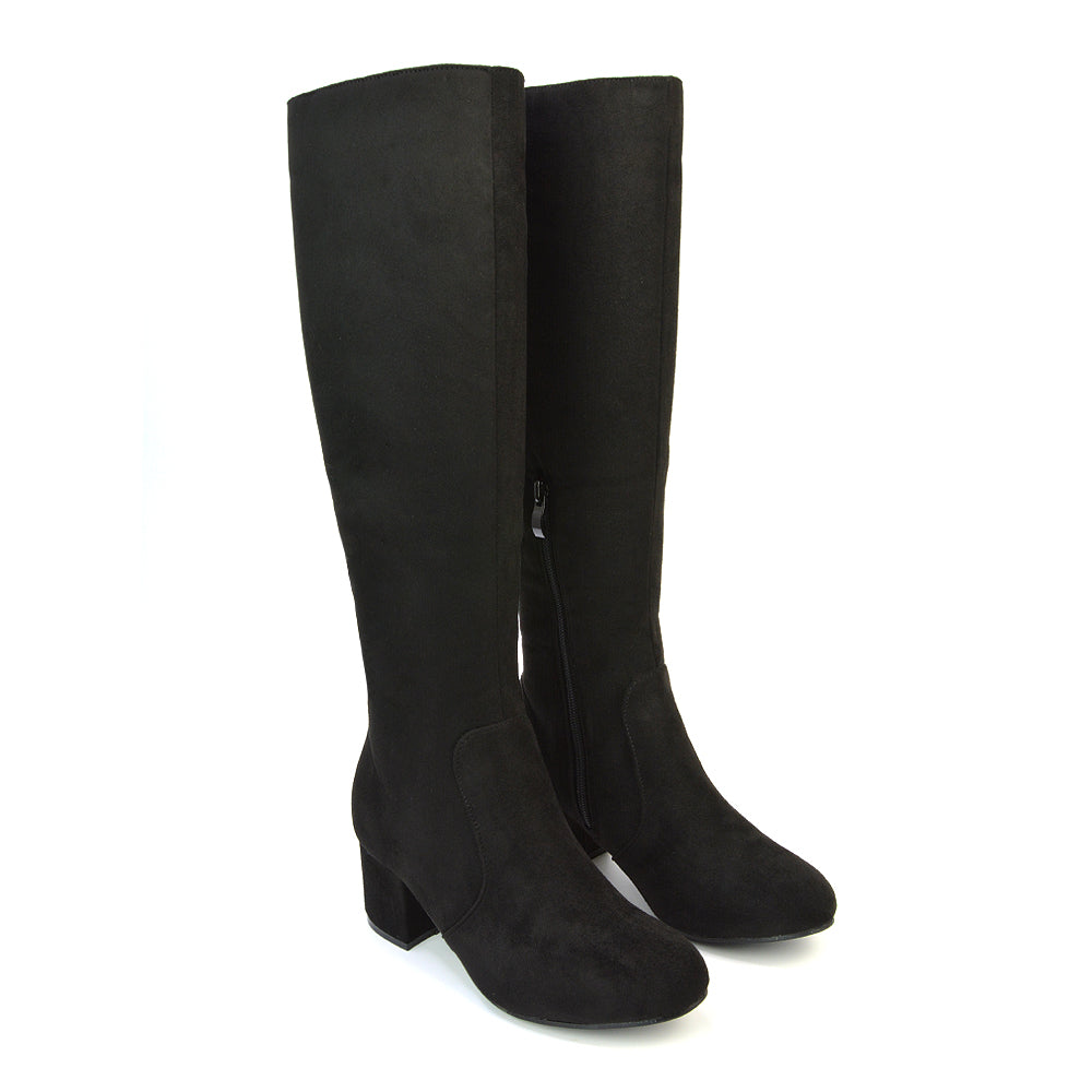 Black Faux Suede UK 3 | EU 36 | US 5 | XY London