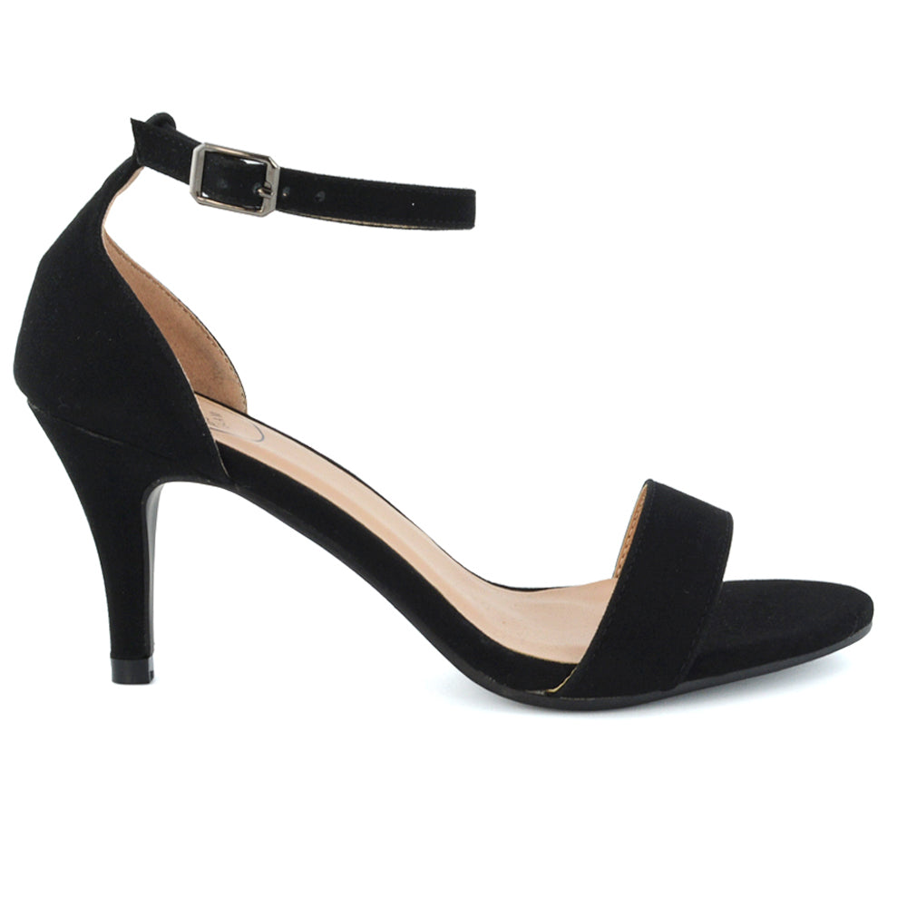 Black | XY London | Black Faux Suede heels,Black Faux Suede high heels,Black Faux Suede bridal heels,Black Faux Suede bridal shoes,Black Faux Suede wedding heels