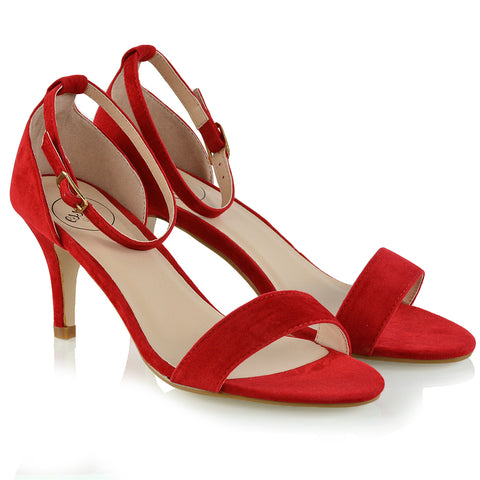 Red Faux Suede | XY London | Red Faux Suede heels,Red Faux Suede high heels,Red Faux Suede bridal heels,Red Faux Suede bridal shoes,Red Faux Suede wedding heels