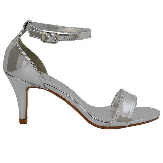 Silver  | XY London | Silver Metallic  heels,Silver Metallic  high heels,Silver Metallic  bridal heels,Silver Metallic  bridal shoes,Silver Metallic  wedding heels