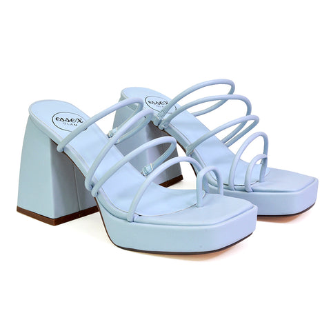 White | XY London | White heels,White high heels,White platform heels,White block heels,White mule heels