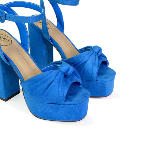 Blue | XY London | blue heels,blue block heels,blue high heels,blue platform heels,blue strappy heels