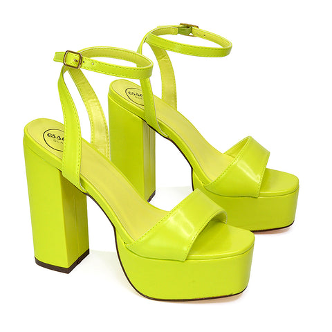 Pink  | XY London | pink heels,pink high heels,pink block heels,pink platform heels,pink strappy heels