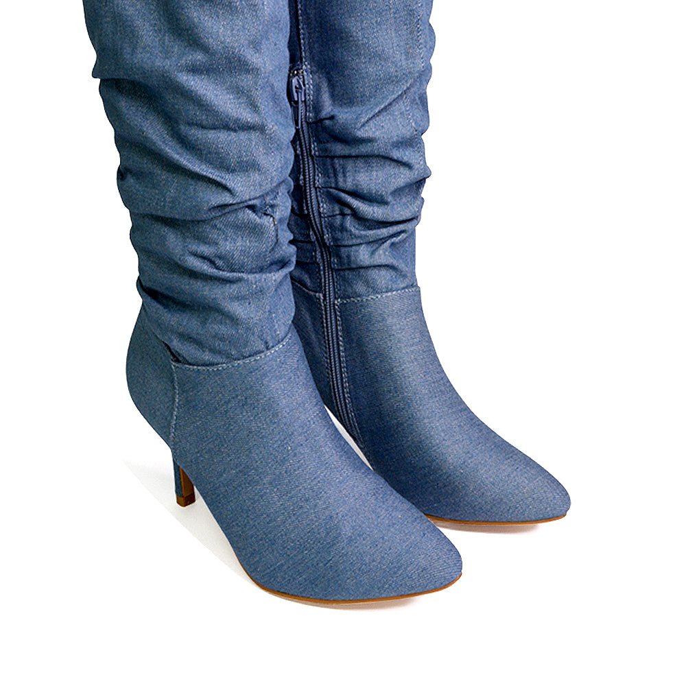 Black | XY London | black boots, black knee high boots, black long boots