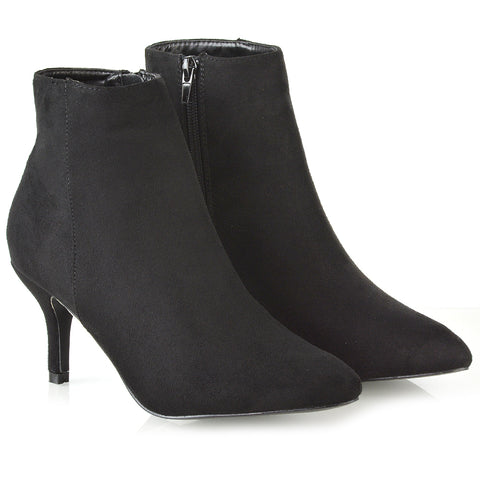 Black Faux Suede UK 6 | EU 39 | US 8 | XY London