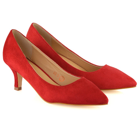 red slip on pump shoe heels, red classic court heels, slip on pump shoe heels, classic court heels