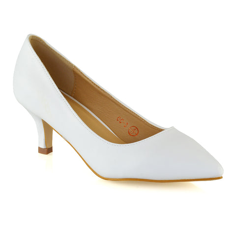 white low stiletto heel pump shoes, white court heels low, low stiletto heel pump shoes, court heels low