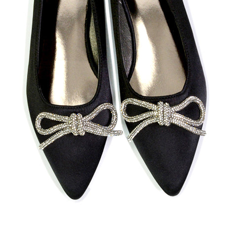 Black | XY London | black pumps,black pump shoes,black ballerina shoes,black flats,black diamante pumps
