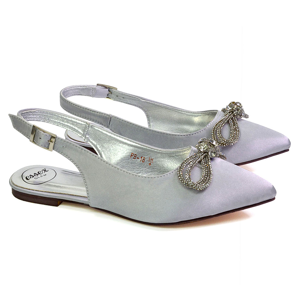 Silver | XY London | silver pumps,ivory pump shoes,ivory ballerina shoes,ivory ballerina pumps