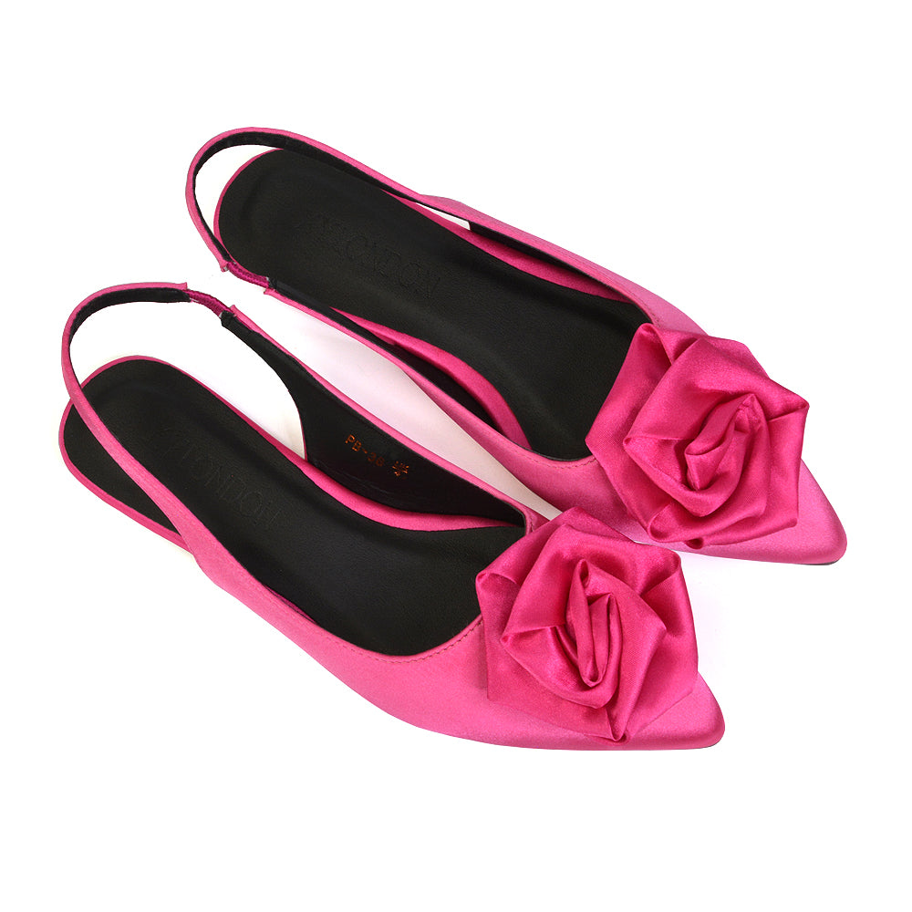 Flat Shoes Hot Pink Ballet Flats Ballerina Shoes Hot Pink Flat