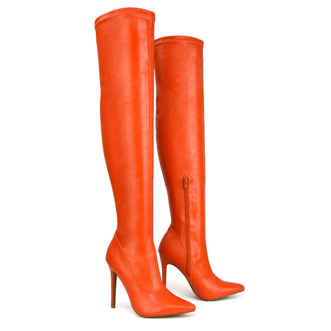 Piper thigh high combat boots clearance