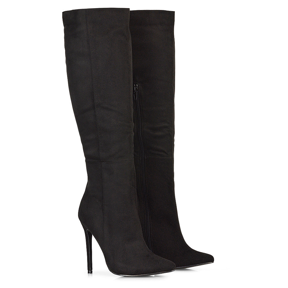 Black Faux Suede UK 7 | EU 40 | US 9 | XY London