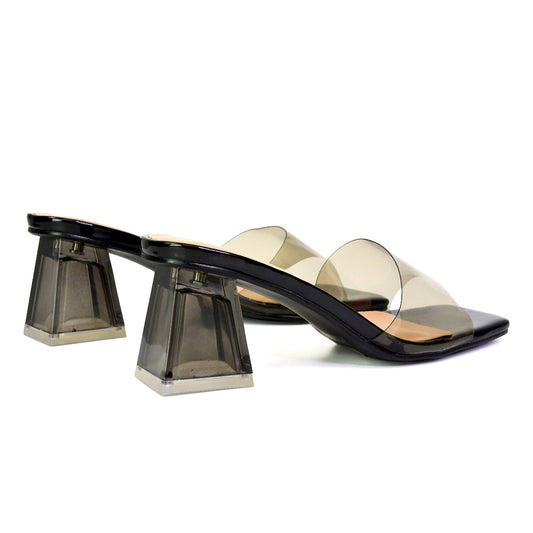 Black | XY London | black heels,black mules,black mule heels,black block heels,black mid heels