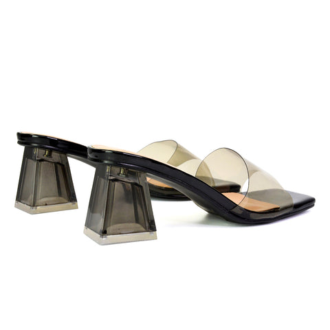 Black | XY London | black heels,black mules,black mule heels,black block heels,black mid heels