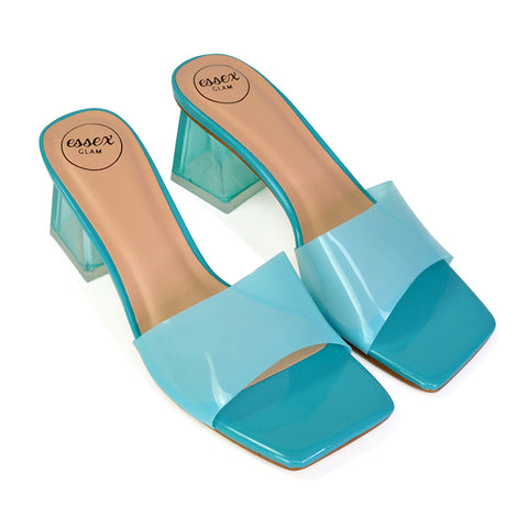 Blue | XY London | blue heels,blue mules,blue mule heels,blue mid heels,blue block heels