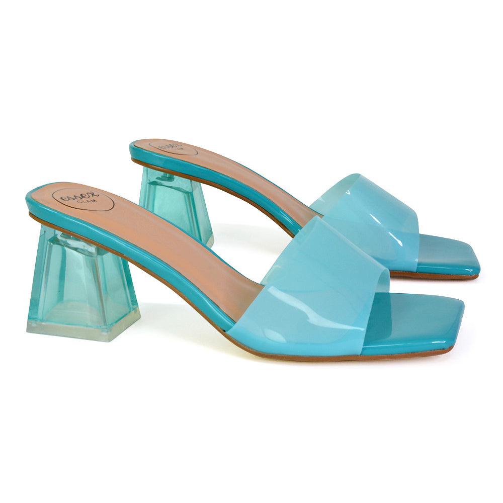 Pink | XY London | pink heels,pink mules,pink mule heels,pink mid heels,pink block heels
