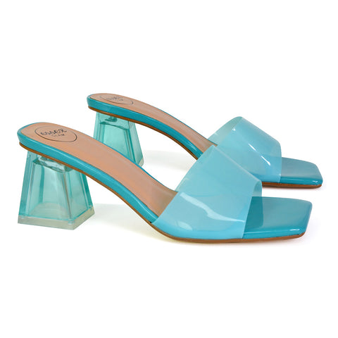 Pink | XY London | pink heels,pink mules,pink mule heels,pink mid heels,pink block heels