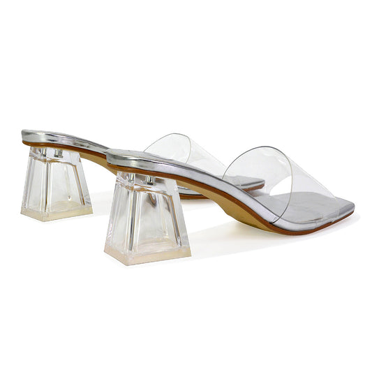 Silver | XY London | silver heels,silver mules,silver mule heels,silver block heels,silver mid heels