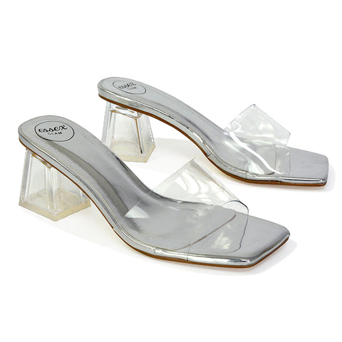 Silver | XY London | silver heels,silver mules,silver mule heels,silver block heels,silver mid heels