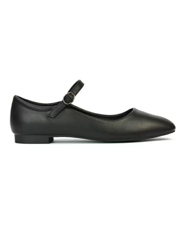 Black Synthetic Leather UK 3 | EU 36 | US 5 | XY London