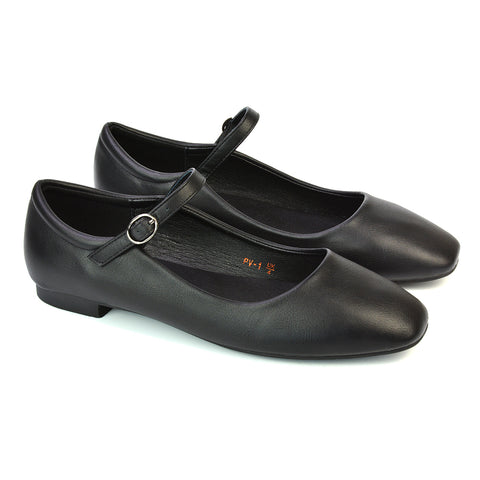Black Synthetic Leather UK 8 | EU 41 | US 10 | XY London