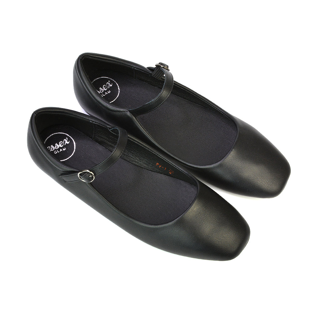 Black Synthetic Leather UK 4 | EU 37 | US 6 | XY London