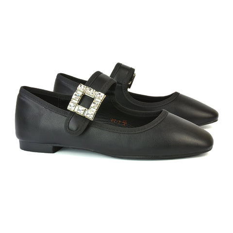 Black Synthetic Leather UK 7 | EU 40 | US 9 | XY London