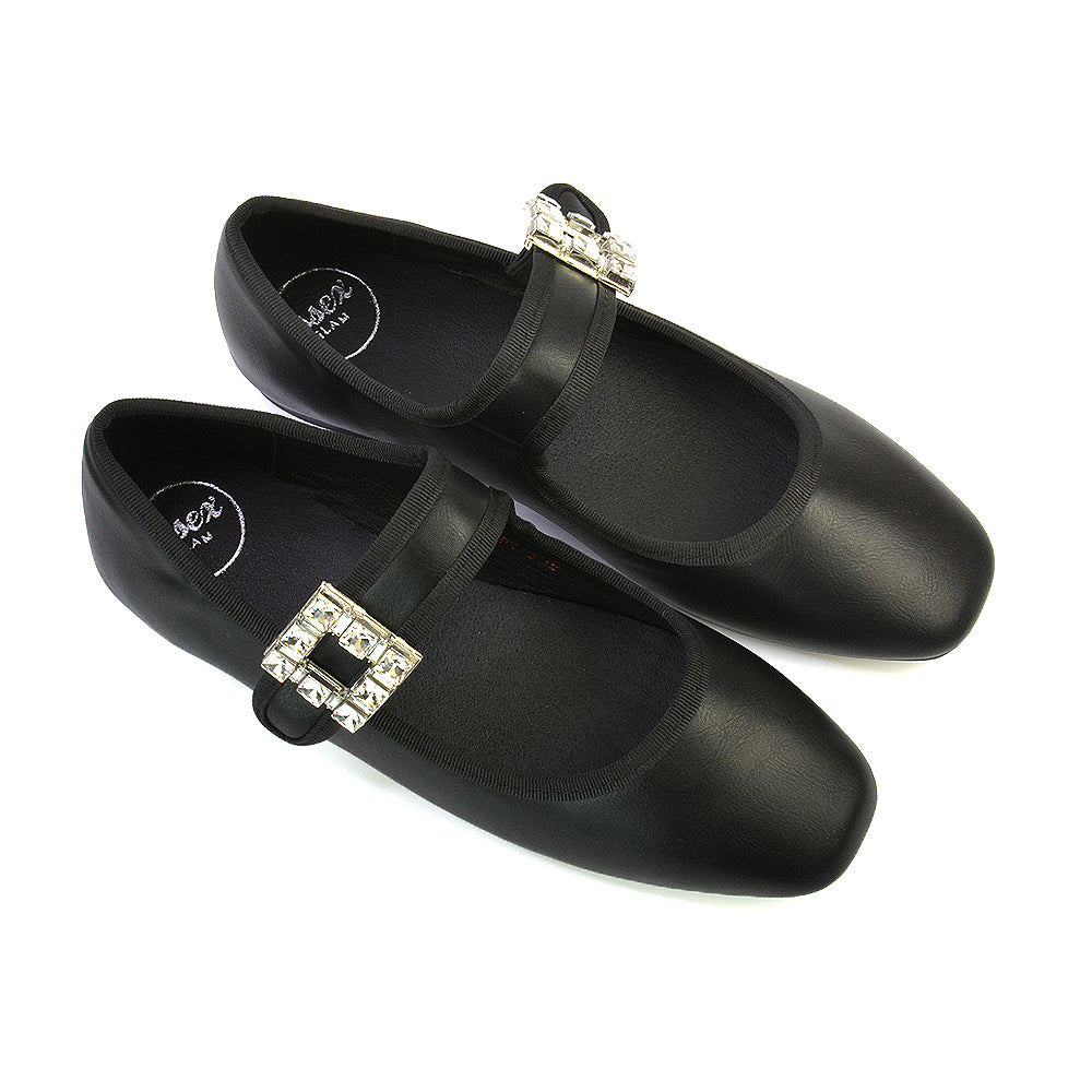 Black Synthetic Leather UK 8 | EU 41 | US 10 | XY London