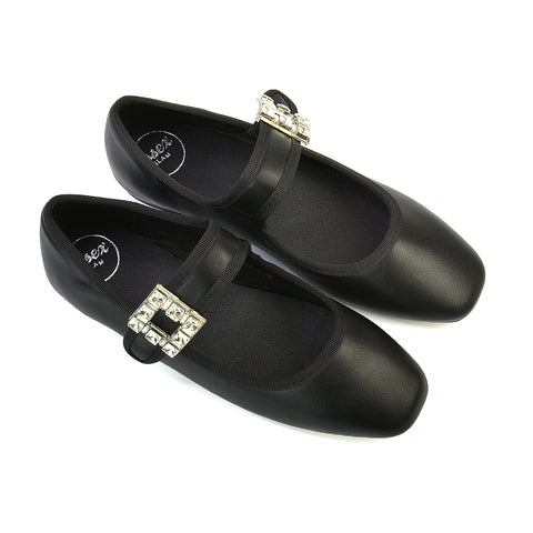 Black Synthetic Leather UK 8 | EU 41 | US 10 | XY London